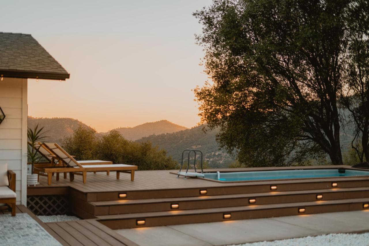 Boho Chic Oasis By Casa Oso With Pool, Spa And Views Ahwahnee Eksteriør billede